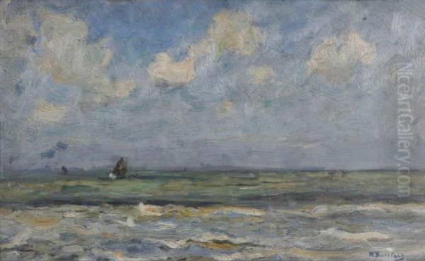 'van De Zee Oil Painting by Richard Baseleer