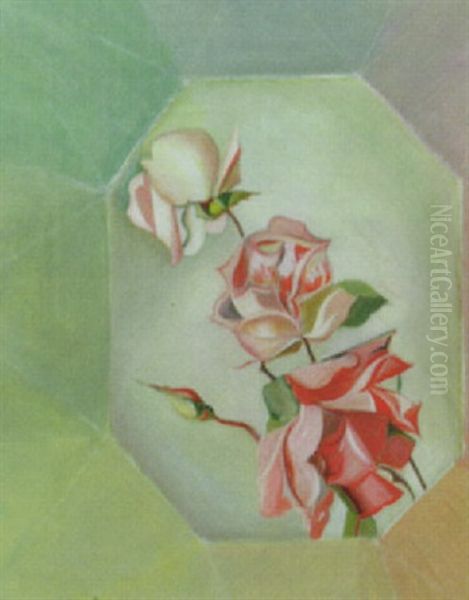 Spectrum Of Roses Oil Painting by Humphrey Jennings