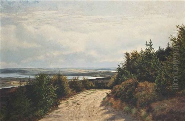 The Coastal Path Oil Painting by Carl Milton Jensen