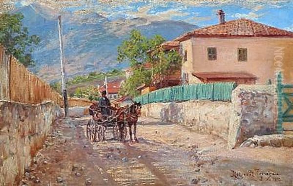 View Of Crimea Oil Painting by Holger Hvitfeldt Jerichau