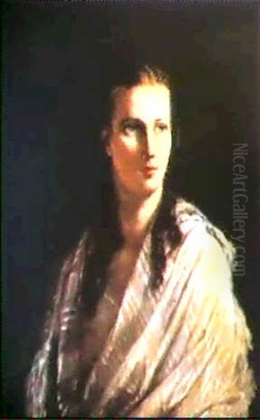 Ritratto Oil Painting by Elisabeth Anna Maria Jerichau-Baumann