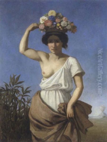 Allegorie Auf Den Sommer Oil Painting by August Jernberg