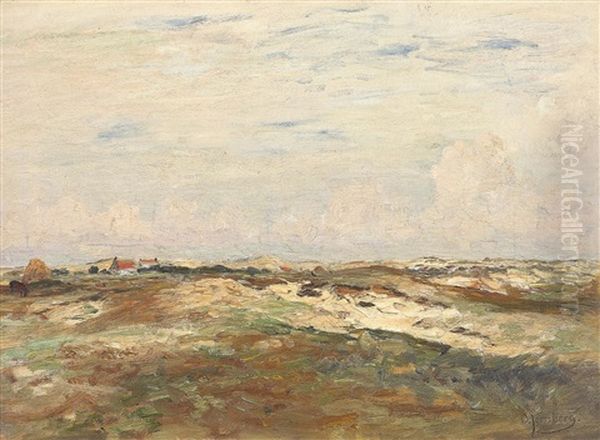 Dunenlandschaft Oil Painting by Olof August Andreas Jernberg