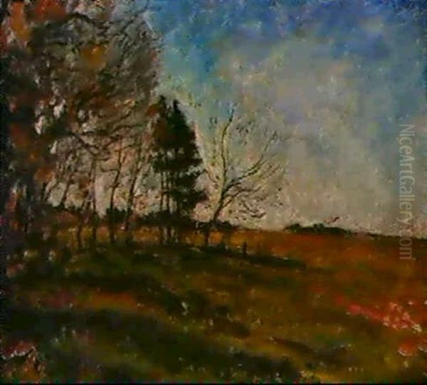 Landschaft Oil Painting by Olof August Andreas Jernberg