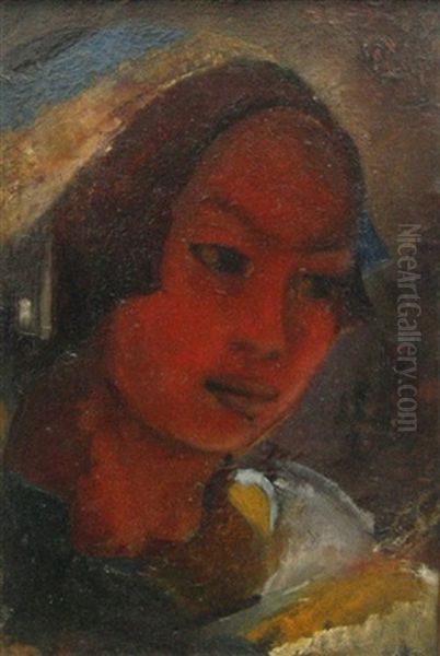 Lille Katolik Oil Painting by Poul Jerndorff