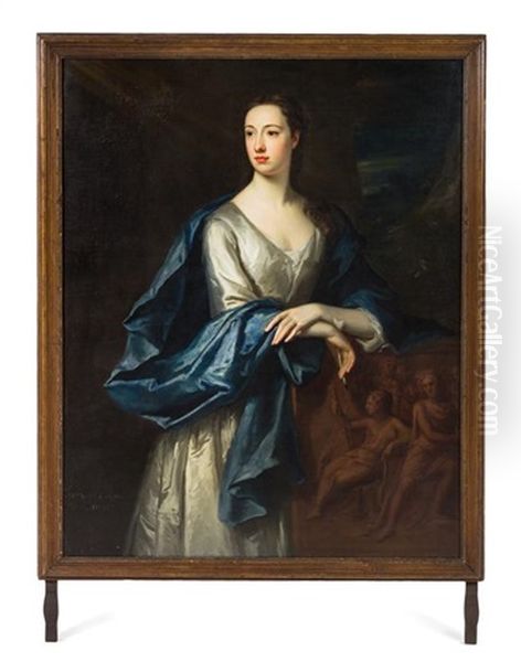 Mrs. Judith Madan (nee Judith Cowper), 1721 Oil Painting by Charles Jervas