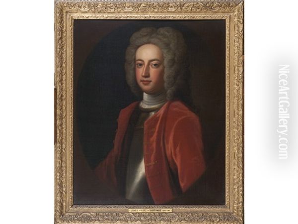 Portrait Of James, 4th Earl Of Barrymore (1667-1747) Oil Painting by Charles Jervas