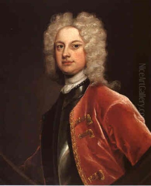 Portrait Of General William Cosby (1690-1736), Governor Of  New York And The Jerseys Oil Painting by Charles Jervas