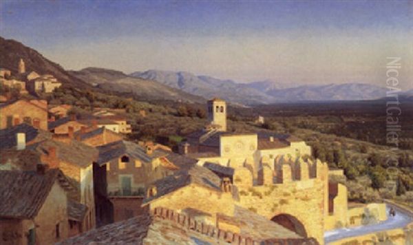 Parti Fra Assisi Oil Painting by Henrik Gamst Jespersen