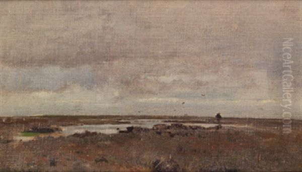 Hollandische Landschaft by Eugen Jettel