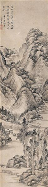 Landscape Oil Painting by  Jiang Shijie