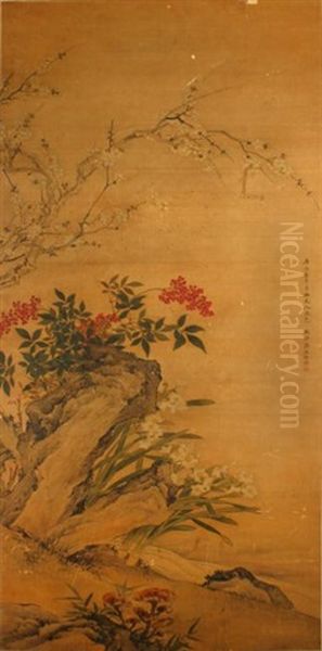 Jiang Tingxi Chinese Painting Oil Painting by  Jiang Tingxi