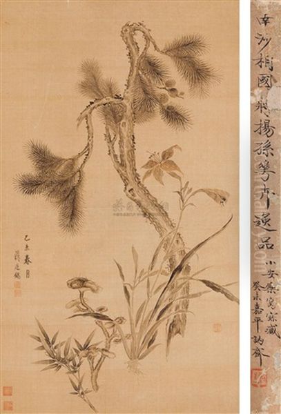 Flowers And Plants by  Jiang Tingxi