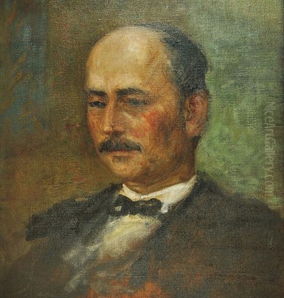 Podobizna A.v. Junga Oil Painting by Milos Jiranek