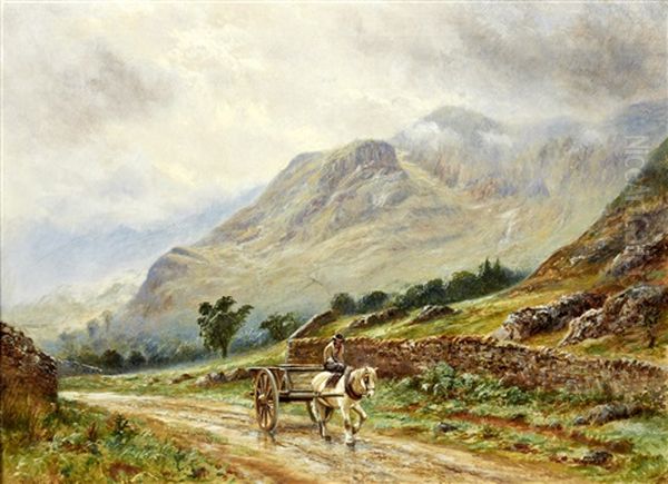 The Jaws Of Borrowdale Oil Painting by Robert Jobling