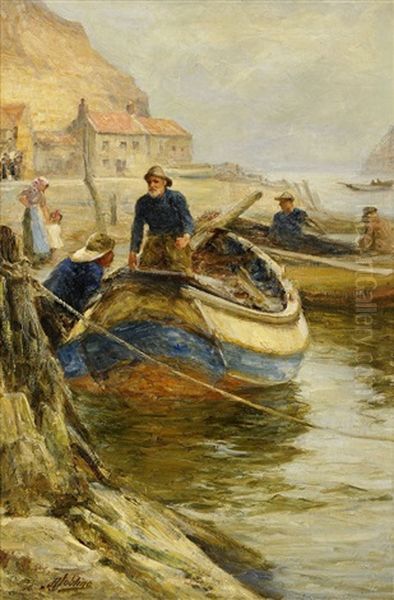 Fiskelage Oil Painting by Robert Jobling