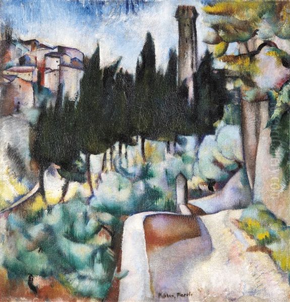 Fiesole Oil Painting by Hugo Johann