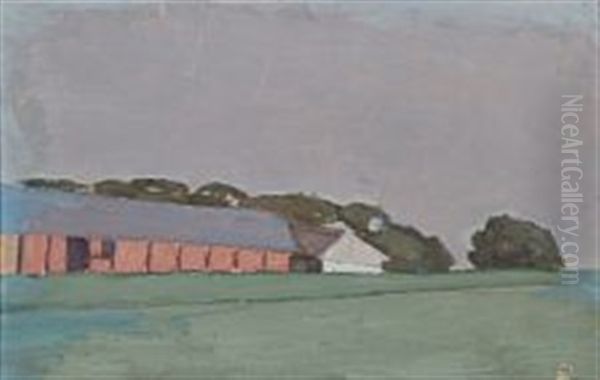 Scenery, Bornholm Oil Painting by Claus Johansen