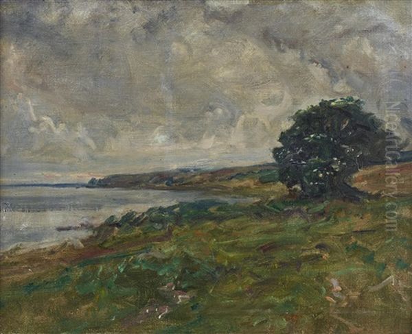 Bramsnes Vig, Sjaellland Oil Painting by Viggo Johansen