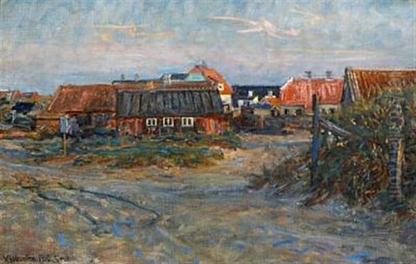 Summer Day In Skagen Oil Painting by Viggo Johansen