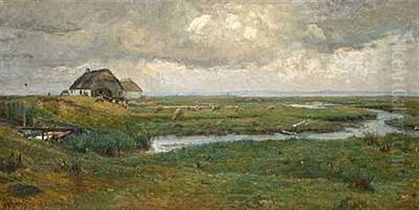 Graavejrsdag Ved Limfjorden by Viggo Johansen