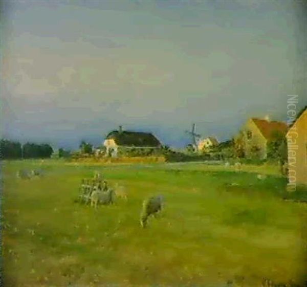 Septemberaften Pa Skagen. 1889 by Viggo Johansen