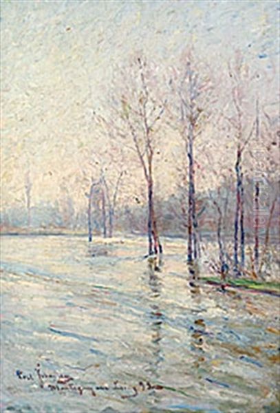 Soldis, Montigny Sur Loing Oil Painting by Carl (August) Johansson