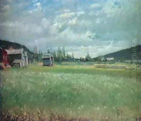 Fabovall Oil Painting by Carl (August) Johansson