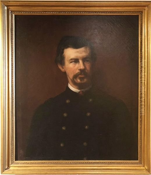 Portrait Of Civil War Colonel Robert Shaw D Oil Painting by Eastman Johnson