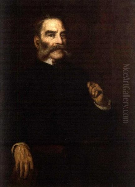 Portrait Of Stephen Payne Nash Oil Painting by Eastman Johnson