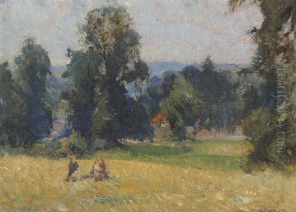 Moor Park Oil Painting by Ernest Borough Johnson