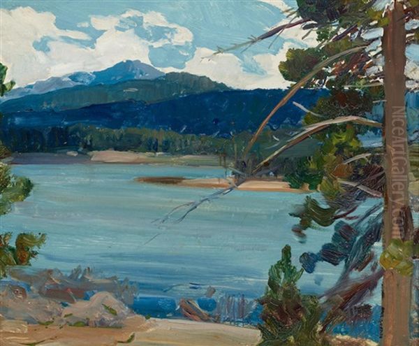 Wyoming Landscape, Yellowstone by Frank Tenney Johnson