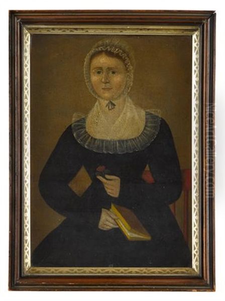 Portrait Of Elizabeth Wise Chandler Oil Painting by Joshua Johnson