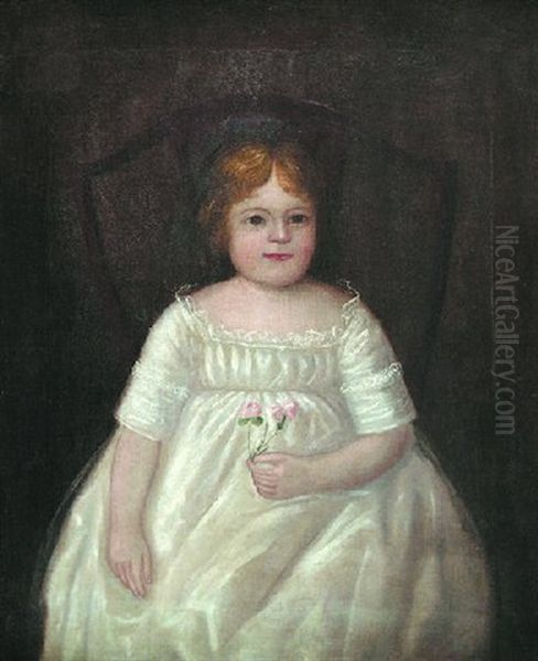 Portrait Of Louisa Boggs Emory Oil Painting by Joshua Johnson