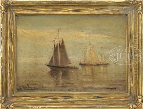 Marine Scene Oil Painting by Marshall Johnson