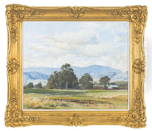 Border Range Kyogle Oil Painting by Robert Johnson