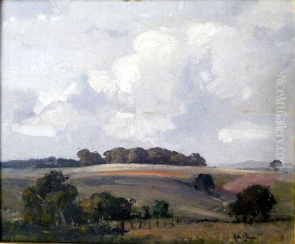 The Fallow Fields Oil Painting by Robert Johnson