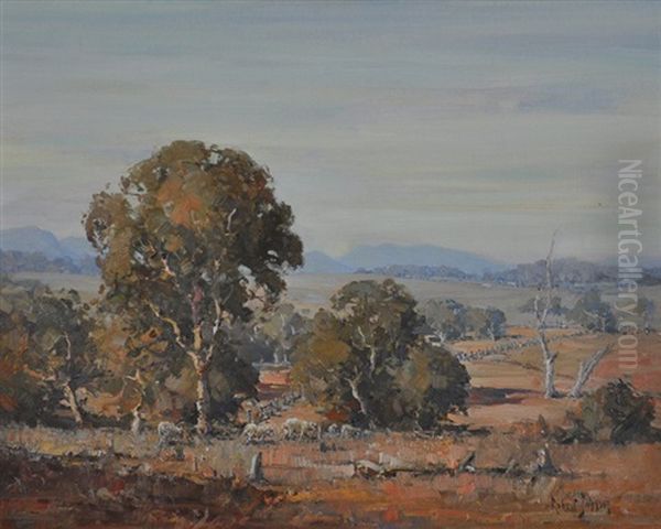 Canowindra Landscape Oil Painting by Robert Johnson