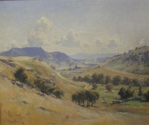 Adelong Country Oil Painting by Robert Johnson