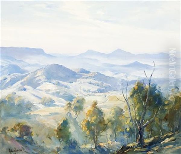 Kanimbla Valley Oil Painting by Robert Johnson