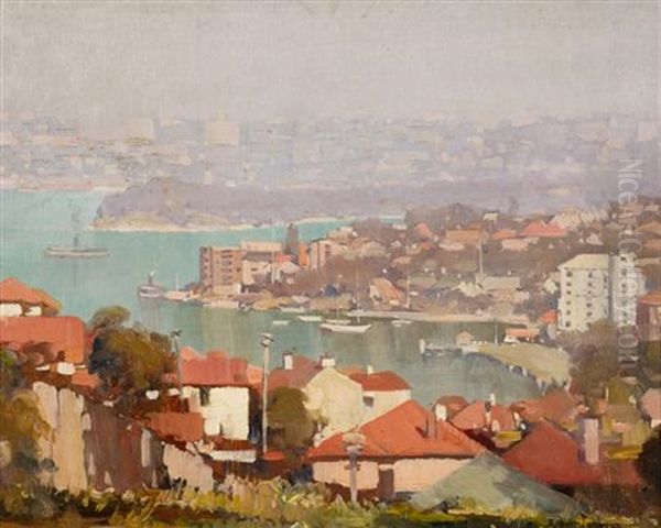 Morning Neutral Bay, Sydney Oil Painting by Robert Johnson