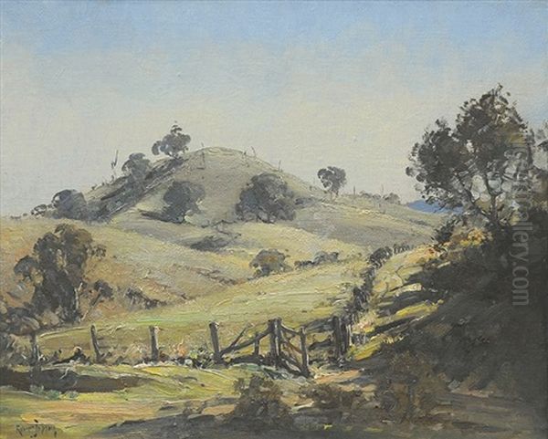 Karimbla Hills Oil Painting by Robert Johnson