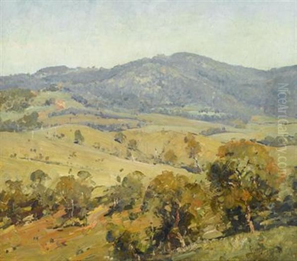 Australian Landscape Oil Painting by Robert Johnson