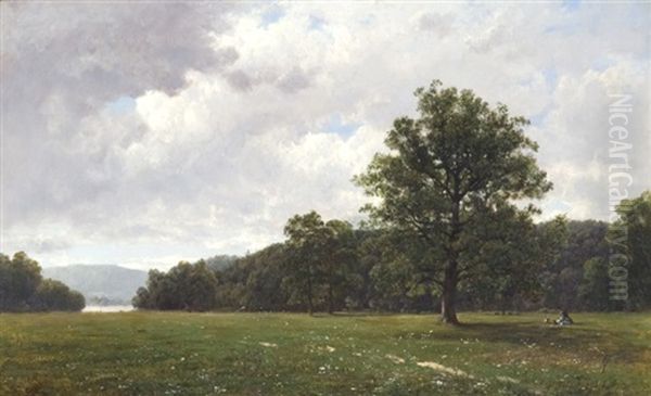 Ramapo Hills, New York Oil Painting by David Johnson