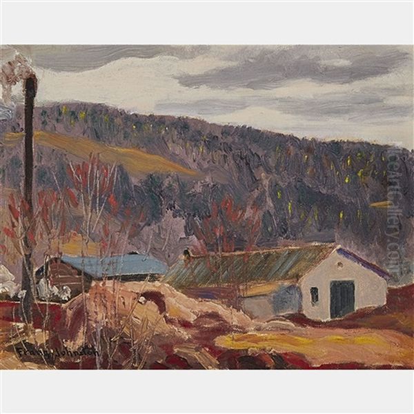 Old Mill, Que Oil Painting by Francis Hans Johnston