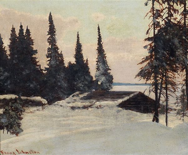 Northern Morn Oil Painting by Francis Hans Johnston