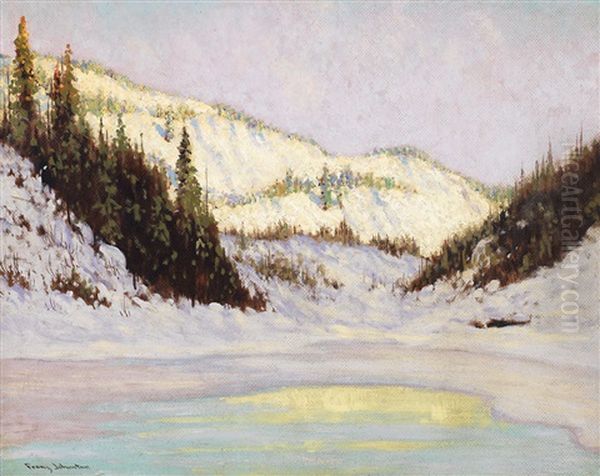 Gold Country Oil Painting by Francis Hans Johnston