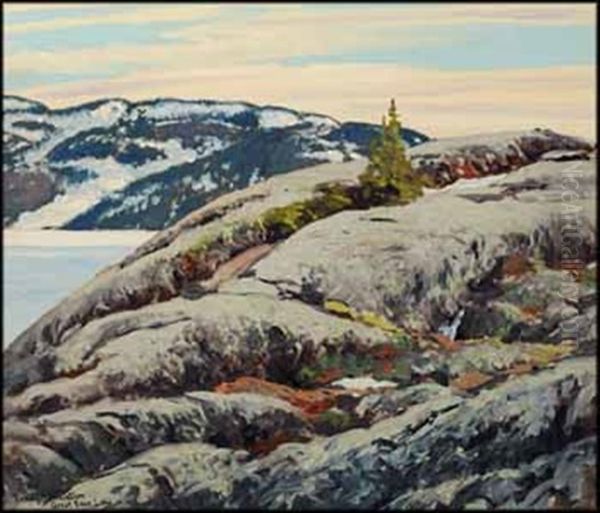 Great Bear Lake, N.w.t Oil Painting by Francis Hans Johnston