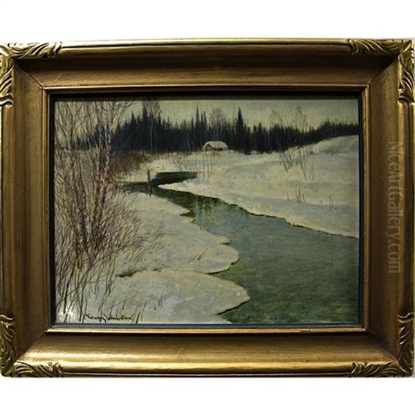 The Jade Stream Oil Painting by Francis Hans Johnston