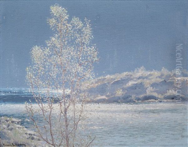 Sunlit Gloom Oil Painting by Francis Hans Johnston